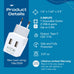 European Travel Adapter - Type C - Dual USB (CTU-9C) Ceptics