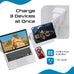 European Travel Adapter - Type C - Dual USB (CTU-9C) Ceptics