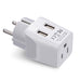 Europe (Schuko) Travel Adapter - Type E/F - Dual USB (CTU-9) Ceptics