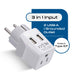 Europe (Schuko) Travel Adapter - Type E/F - Dual USB (CTU-9) Ceptics