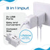 Europe (Schuko) Travel Adapter - Type E/F - Dual USB (CTU-9) Ceptics