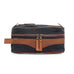 Campaign Waxed Canvas Toiletry Square Shave Kit Mission Mercantile Leather Goods