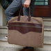 Campaign Waxed Canvas Garment Bag Mission Mercantile Leather Goods
