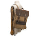 Canvas And Leather Backpack Vintage Waxed Canvas Travel Backpack Waterproof Flap Cover Canvas Laptop Backpack Camera Backpack RockCow Leather Studio