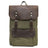 Canvas And Leather Backpack Vintage Waxed Canvas Travel Backpack Waterproof Flap Cover Canvas Laptop Backpack Camera Backpack RockCow Leather Studio