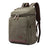Canvas Backpack Casual Canvas Travel Backpack Men's School Backpack Handmade Hiking Backpacks RockCow Leather Studio