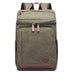 Canvas Backpack Casual Canvas Travel Backpack Men's School Backpack Handmade Hiking Backpacks RockCow Leather Studio