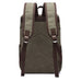 Canvas Backpack Casual Canvas Travel Backpack Men's School Backpack Handmade Hiking Backpacks RockCow Leather Studio