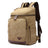 Canvas Backpack Casual Canvas Travel Backpack Men's School Backpack Handmade Hiking Backpacks RockCow Leather Studio