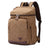 Canvas Backpack Casual Canvas Travel Backpack Men's School Backpack Handmade Hiking Backpacks RockCow Leather Studio