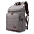 Canvas Backpack Casual Canvas Travel Backpack Men's School Backpack Handmade Hiking Backpacks RockCow Leather Studio