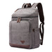 Canvas Backpack Casual Canvas Travel Backpack Men's School Backpack Handmade Hiking Backpacks RockCow Leather Studio