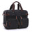 Canvas Briefcase Mens Canvas Messenger Bag Shoulder Laptop Bag Convertible Backpack RockCow Leather Studio