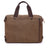 Canvas Briefcase Mens Canvas Messenger Bag Shoulder Laptop Bag Convertible Backpack RockCow Leather Studio