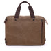 Canvas Briefcase Mens Canvas Messenger Bag Shoulder Laptop Bag Convertible Backpack RockCow Leather Studio