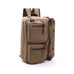 Canvas Briefcase Mens Canvas Messenger Bag Shoulder Laptop Bag Convertible Backpack RockCow Leather Studio