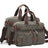 Canvas Briefcase Mens Canvas Messenger Bag Shoulder Laptop Bag Convertible Backpack RockCow Leather Studio