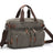 Canvas Briefcase Mens Canvas Messenger Bag Shoulder Laptop Bag Convertible Backpack RockCow Leather Studio