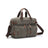 Canvas Briefcase Mens Canvas Messenger Bag Shoulder Laptop Bag Convertible Backpack RockCow Leather Studio
