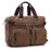 Canvas Briefcase Mens Canvas Messenger Bag Shoulder Laptop Bag Convertible Backpack RockCow Leather Studio