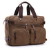 Canvas Briefcase Mens Canvas Messenger Bag Shoulder Laptop Bag Convertible Backpack RockCow Leather Studio