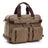 Canvas Briefcase Mens Canvas Messenger Bag Shoulder Laptop Bag Convertible Backpack RockCow Leather Studio