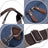 Canvas Duffel Bag For Mens Canvas Weekender Bag Men's Gym Bag Fashion Carry On Bag RockCow Leather Studio