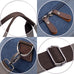 Canvas Duffel Bag For Mens Canvas Weekender Bag Men's Gym Bag Fashion Carry On Bag RockCow Leather Studio