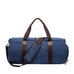 Canvas Duffel Bag For Mens Canvas Weekender Bag Men's Gym Bag Fashion Carry On Bag RockCow Leather Studio