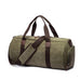 Canvas Duffel Bag For Mens Canvas Weekender Bag Men's Gym Bag Fashion Carry On Bag RockCow Leather Studio