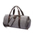 Canvas Duffel Bag For Mens Canvas Weekender Bag Men's Gym Bag Fashion Carry On Bag RockCow Leather Studio