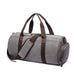Canvas Duffel Bag For Mens Canvas Weekender Bag Men's Gym Bag Fashion Carry On Bag RockCow Leather Studio