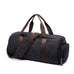 Canvas Duffel Bag For Mens Canvas Weekender Bag Men's Gym Bag Fashion Carry On Bag RockCow Leather Studio