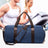 Canvas Duffel Bag For Mens Canvas Weekender Bag Men's Gym Bag Fashion Carry On Bag RockCow Leather Studio
