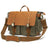 Canvas Messenger Bag Vintage Leather Canvas Briefcase Shoulder Crossbody Bag Laptop Bag Mens Satchel Gift for Him RockCow Leather Studio