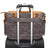 Canvas Messenger Bag Vintage Leather Canvas Briefcase Shoulder Crossbody Bag Laptop Bag Mens Satchel Gift for Him RockCow Leather Studio