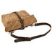 Canvas Messenger Bag Waterproof Canvas With Leather Shoulder Bag Waxed Canvas Crossbody Bag RockCow Leather Studio