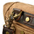 Canvas Messenger Bag Waterproof Canvas With Leather Shoulder Bag Waxed Canvas Crossbody Bag RockCow Leather Studio