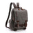 Canvas Travel Backpack Casual Canvas Backpack Stylish Unisex School Backpack RockCow Leather Studio