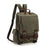 Canvas Travel Backpack Casual Canvas Backpack Stylish Unisex School Backpack RockCow Leather Studio