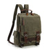 Canvas Travel Backpack Casual Canvas Backpack Stylish Unisex School Backpack RockCow Leather Studio