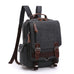Canvas Travel Backpack Casual Canvas Backpack Stylish Unisex School Backpack RockCow Leather Studio