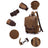 Canvas Travel Backpack Casual Canvas Backpack Stylish Unisex School Backpack RockCow Leather Studio