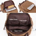Canvas Travel Backpack Casual Canvas Backpack Stylish Unisex School Backpack RockCow Leather Studio