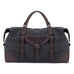 Canvas Travel Bag Canvas And Full Grain Leather Duffle Bag Leather With Canvas Weekender Bag RockCow Leather Studio