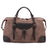 Canvas Travel Bag Canvas And Full Grain Leather Duffle Bag Leather With Canvas Weekender Bag RockCow Leather Studio