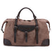 Canvas Travel Bag Canvas And Full Grain Leather Duffle Bag Leather With Canvas Weekender Bag RockCow Leather Studio
