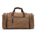 Canvas Travel Duffel Bag Canvas Weekend Bag Casual Carry On Bag For Men And Women RockCow Leather Studio