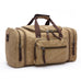 Canvas Travel Duffel Bag Canvas Weekend Bag Casual Carry On Bag For Men And Women RockCow Leather Studio