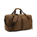 Canvas Travel Duffle Bag Full Grain Leather With Canvas Holdall Luggage Canvas Overnight Bag RockCow Leather Studio